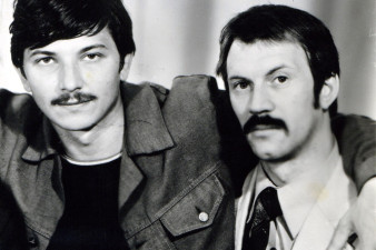 С писателем Александром Цыгановым